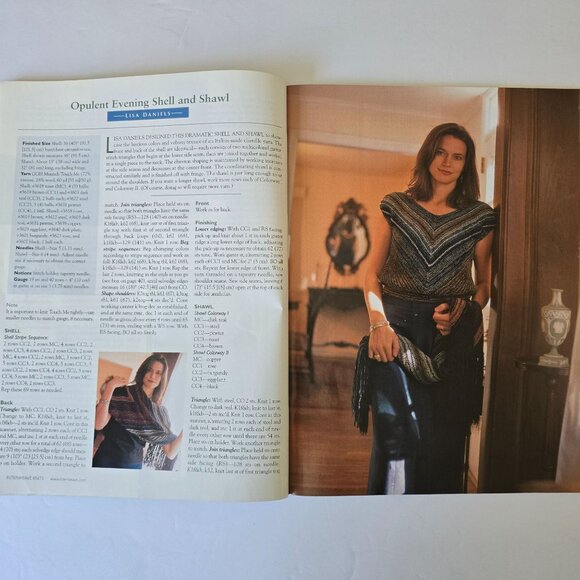 Interweave Knits Spring 2002 Magazine Featuring Knitting Patterns For Sweaters J - Picture 9 of 16